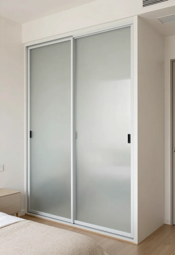 30 Small Men’s Bedroom Ideas That Are Minimal and Stylish 64 30 Small Mens Bedroom Ideas That Are Minimal and Stylish 24. Minimalist Closet Doors 0