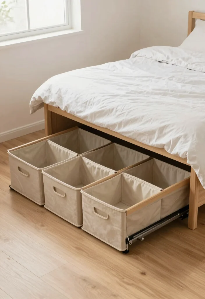 30 Small Men’s Bedroom Ideas That Are Minimal and Stylish 16 30 Small Mens Bedroom Ideas That Are Minimal and Stylish 6. Under Bed Storage Solutions 0