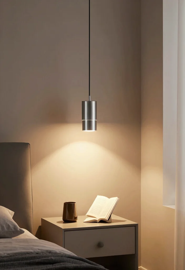 30 Small Men’s Bedroom Ideas That Are Minimal and Stylish 18 30 Small Mens Bedroom Ideas That Are Minimal and Stylish 8. Sleek Lighting Fixtures 0