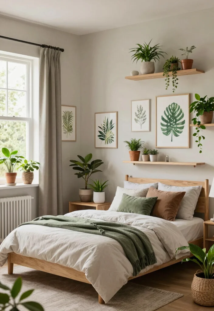 30 Teenage Bedroom Ideas That Are Trendy and Fun 18. Nature Inspired Decor 0