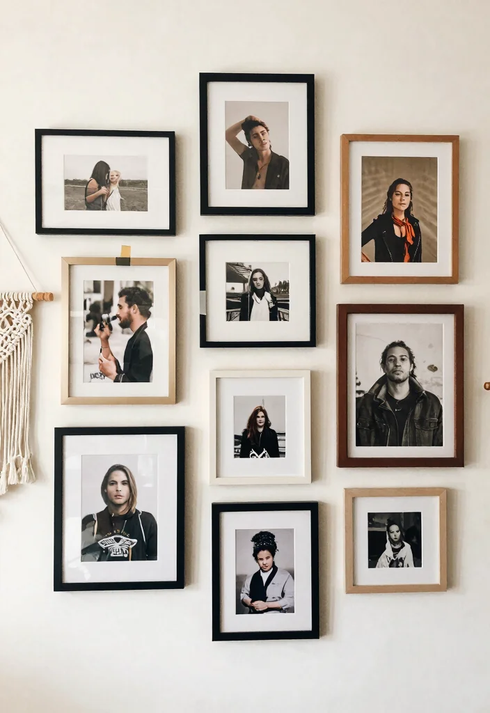 30 Teenage Bedroom Ideas That Are Trendy and Fun 2. Eclectic Gallery Wall 0