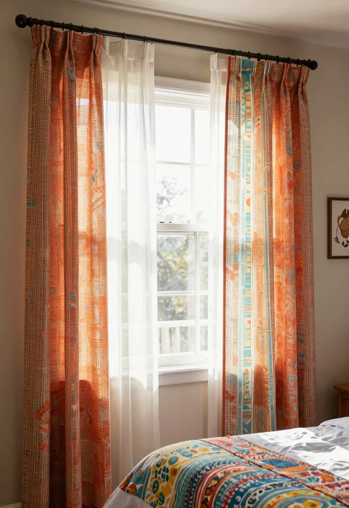 30 Teenage Bedroom Ideas That Are Trendy and Fun 28. Creative Window Treatments 0