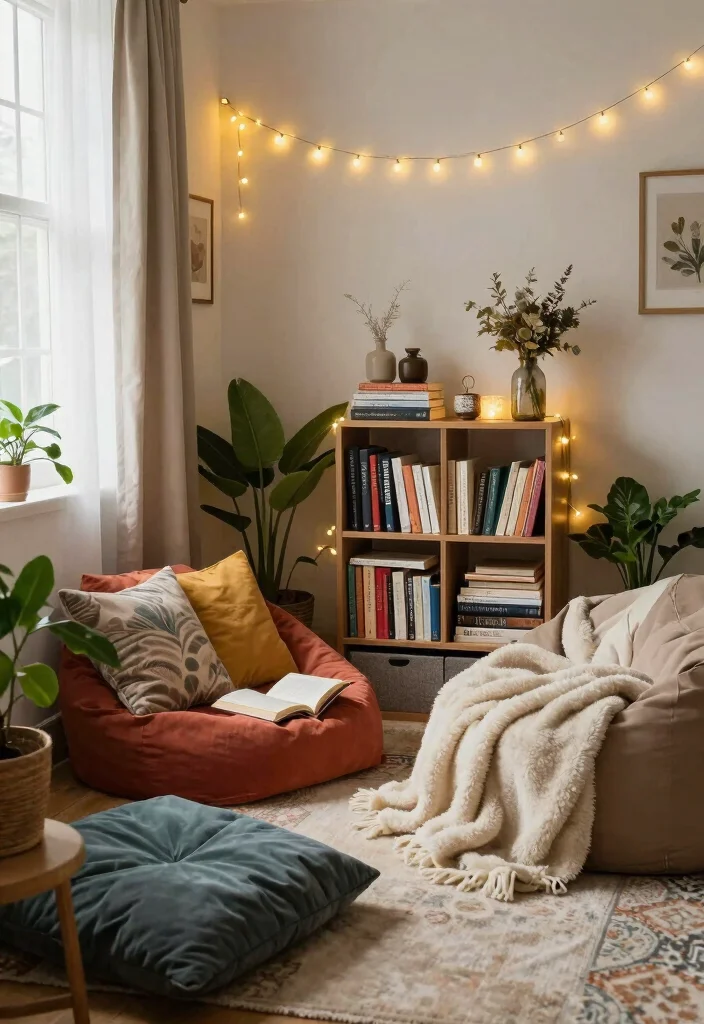 30 Teenage Bedroom Ideas That Are Trendy and Fun 4. Cozy Reading Nook 0