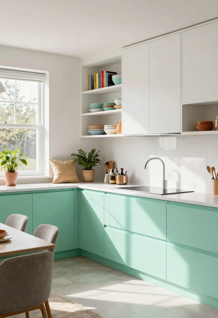 30 Toca Boca Modern Mansion Kitchen Ideas for Cute Design Fans 1. Colorful Cabinetry 0