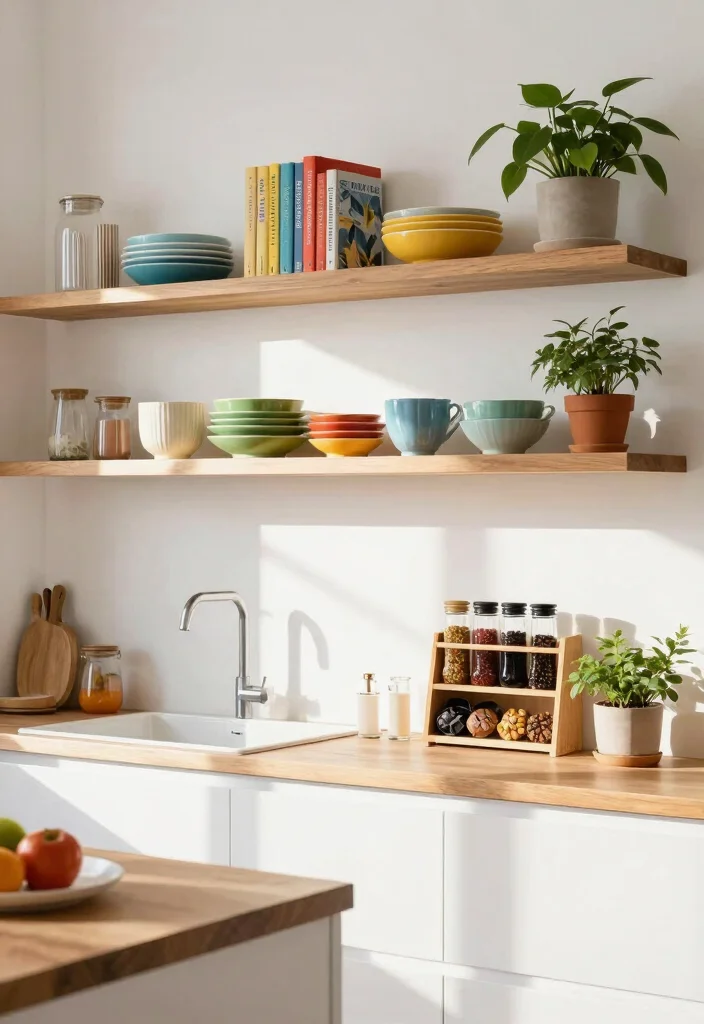 30 Toca Boca Modern Mansion Kitchen Ideas for Cute Design Fans 2. Open Shelving Delight 0