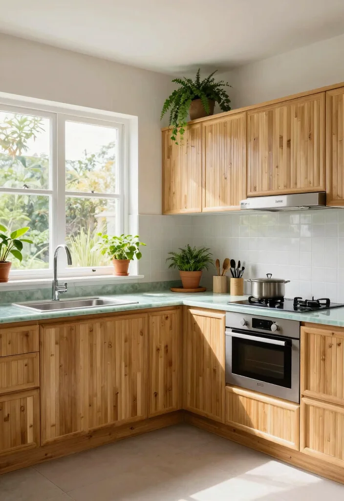 30 U Shaped Kitchen Ideas for Smart Layout and Flow 11. Eco Friendly Design 0