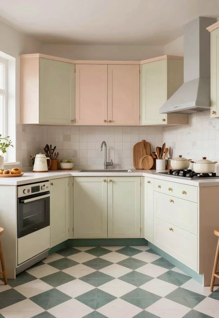 30 U Shaped Kitchen Ideas for Smart Layout and Flow 15. Vintage Charm 0