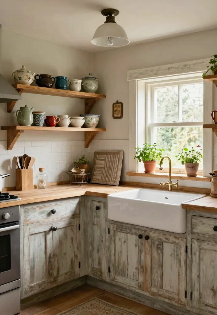 30 U Shaped Kitchen Ideas for Smart Layout and Flow 2. Cozy Cottage Vibes 0