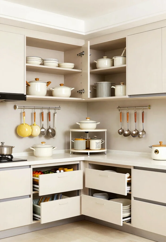 30 U Shaped Kitchen Ideas for Smart Layout and Flow 7. Smart Storage Solutions 0