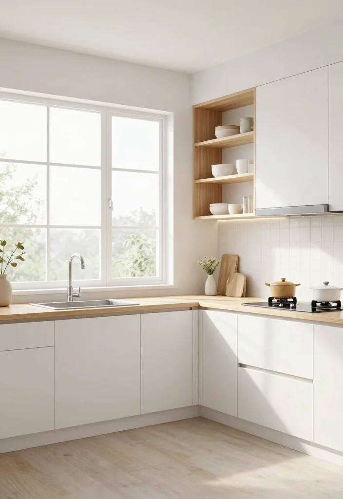 30 U Shaped Kitchen Ideas for Smart Layout and Flow 9. Light and Airy 0