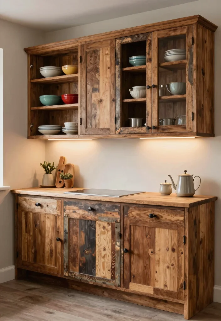 30 Wood Kitchen Ideas That Add Warmth and Texture 1 30 Wood Kitchen Ideas That Add Warmth and Texture 1. Reclaimed Wood Cabinets 0