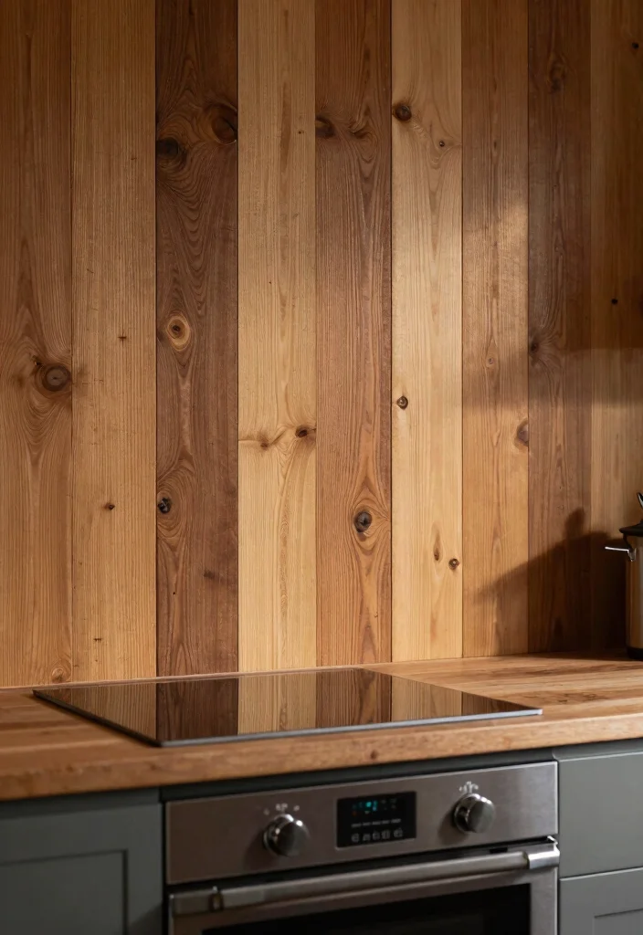 30 Wood Kitchen Ideas That Add Warmth and Texture 45 30 Wood Kitchen Ideas That Add Warmth and Texture 15. Wooden Backsplash 0