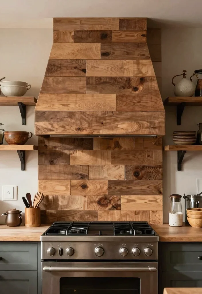 30 Wood Kitchen Ideas That Add Warmth and Texture 14 30 Wood Kitchen Ideas That Add Warmth and Texture 4. Accent Wooden Wall 0